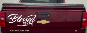 Blessed MiMi Car or Truck Window Decal Sticker (White)
