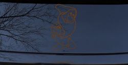 Bashful Dwarf Snow White Cartoons Car or Truck Window Decal Sticker (Copper)