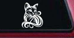 Swirl Cat Car or Truck Window Decal Sticker
