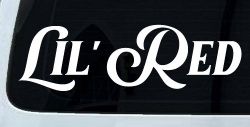 Lil Red Car or Truck Window Decal Sticker