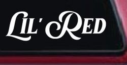 Lil Red Car or Truck Window Decal Sticker