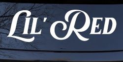 Lil Red Car or Truck Window Decal Sticker