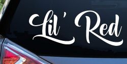 Lil Red Car or Truck Window Decal Sticker