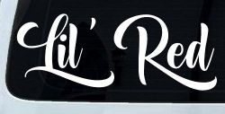 Lil Red Car or Truck Window Decal Sticker