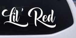 Lil Red Car or Truck Window Decal Sticker