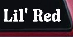 Lil Red Car or Truck Window Decal Sticker
