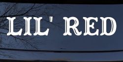 Lil Red Car or Truck Window Decal Sticker