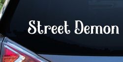 Street Demon Car or Truck Window Decal Sticker