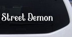 Street Demon Car or Truck Window Decal Sticker