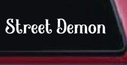 Street Demon Car or Truck Window Decal Sticker