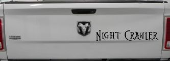 Night Crawler Car or Truck Window Vinyl Decal Sticker (Black)