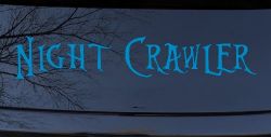 Night Crawler Car or Truck Window Decal Sticker (Blue)