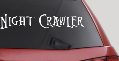 Night Crawler Car or Truck Window Vinyl Decal Sticker