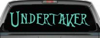 Undertaker Car or Truck Window Vinyl Decal Sticker (Mint)