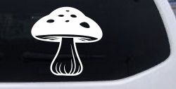 Mushroom Car or Truck Window Decal Sticker