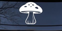 Mushroom Car or Truck Window Decal Sticker