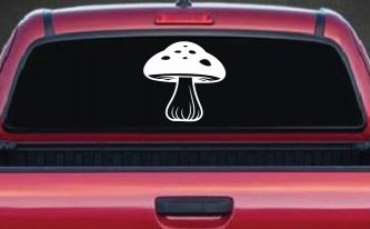Mushroom Car or Truck Window Decal Sticker