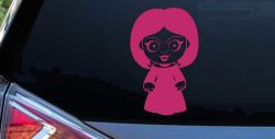 Tiffany Bride of Chucky Horror Kid Gothic Halloween Car or Truck Window Vinyl Decal Sticker (Hot Pink)