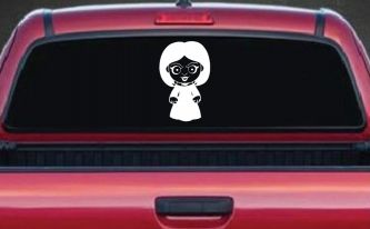 Tiffany Bride of Chucky Horror Kid Gothic Halloween Car or Truck Window Decal Sticker