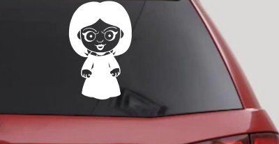 Tiffany Bride of Chucky Horror Kid Gothic Halloween Car or Truck Window Vinyl Decal Sticker