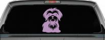 Shih Tzu Dog Car or Truck Window Vinyl Decal Sticker (Lilac)