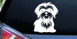 Shih Tzu Dog Car or Truck Window Decal Sticker
