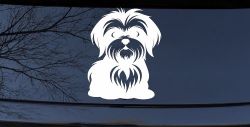 Shih Tzu Dog Car or Truck Window Decal Sticker
