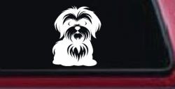 Shih Tzu Dog Car or Truck Window Decal Sticker
