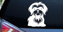 Shih Tzu Dog Car or Truck Window Decal Sticker