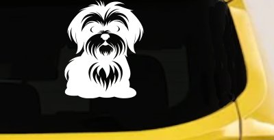 Shih Tzu Dog Car or Truck Window Vinyl Decal Sticker