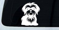 Shih Tzu Dog Car or Truck Window Decal Sticker