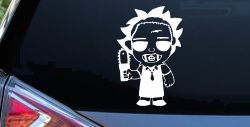 Leatherface Horror Kid Gothic Halloween Car or Truck Window Decal Sticker