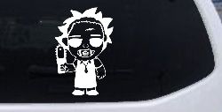 Leatherface Horror Kid Gothic Halloween Car or Truck Window Decal Sticker