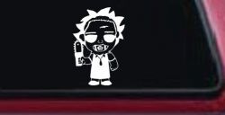 Leatherface Horror Kid Gothic Halloween Car or Truck Window Decal Sticker