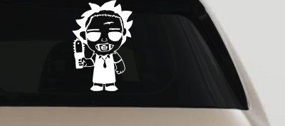 Leatherface Horror Kid Gothic Halloween Car or Truck Window Vinyl Decal Sticker