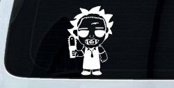 Leatherface Horror Kid Gothic Halloween Car or Truck Window Decal Sticker