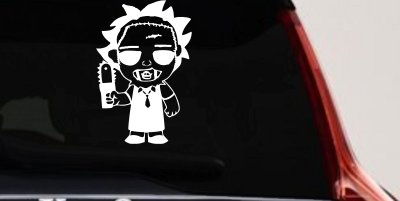 Leatherface Horror Kid Gothic Halloween Car or Truck Window Vinyl Decal Sticker