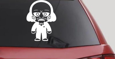 Jigsaw Horror Kid Gothic Halloween Car or Truck Window Vinyl Decal Sticker