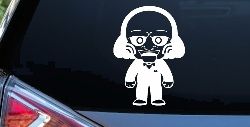 Jigsaw Horror Kid Gothic Halloween Car or Truck Window Decal Sticker