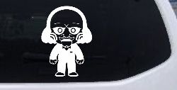 Jigsaw Horror Kid Gothic Halloween Car or Truck Window Decal Sticker