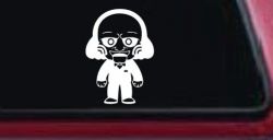 Jigsaw Horror Kid Gothic Halloween Car or Truck Window Decal Sticker