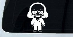 Jigsaw Horror Kid Gothic Halloween Car or Truck Window Decal Sticker