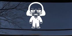 Jigsaw Horror Kid Gothic Halloween Car or Truck Window Decal Sticker
