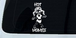 Hot Mombie Zombie Mom Girlie Car or Truck Window Decal Sticker