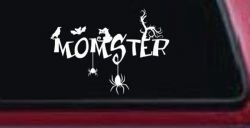 Momster Gothic Halloween Car or Truck Window Decal Sticker