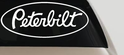 Peterbilt Car or Truck Window Vinyl Decal Sticker