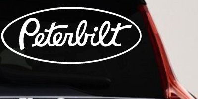 Peterbilt Car or Truck Window Vinyl Decal Sticker