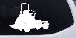 Zero Turn Lawn Mower Car or Truck Window Decal Sticker