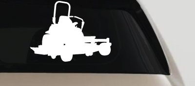 Zero Turn Lawn Mower Car or Truck Window Vinyl Decal Sticker