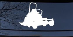Zero Turn Lawn Mower Car or Truck Window Decal Sticker